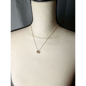 Gold Butterfly Pendant Necklace